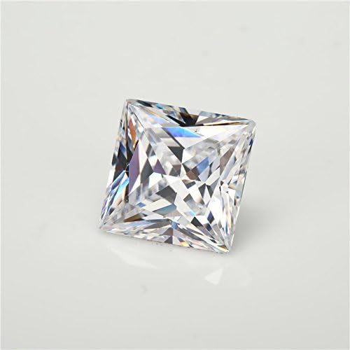 100pcs 2x2mm AAAAA Square White Princess Cut Loose Cubic Zirconia CZ Stone - Image 2