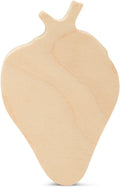 Chunky Strawberry Cutout 4-inch, 1/2 inch Thick, by Woodpeckers by Woodpeckers