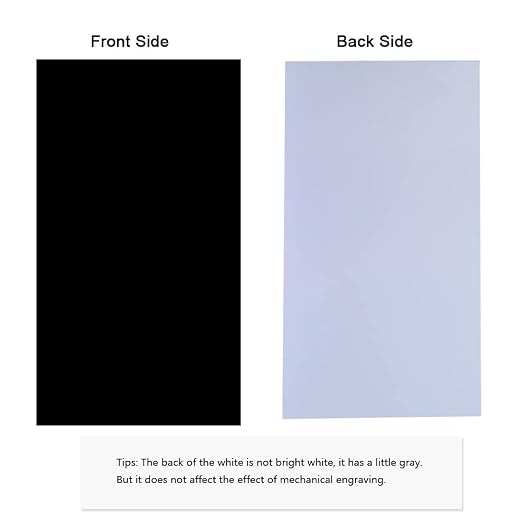 XLNT TECH Engraving Blank Materials ABS Double Color Plastic Sheet - Image 5