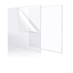YSTIME 12" x 12" Acrylic Sheet Clear Plexiglass Sheet, Transparent Acrylic Board by YSTIME