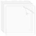 AHANDMAKER 8 Sheets Clear PET Sheet 9.84 x 9.84 Inch Transparent 0.5mm Thin by AHANDMAKER