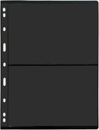 MUDOR 20 Sheets Stamp Pages for Collection Album Binder Book, 2 Pocket | Holds - Image 2