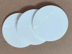 Set of 20 White Acrylic Discs, 1/8" Thick Round Transparent Circle Blanks - Image 8