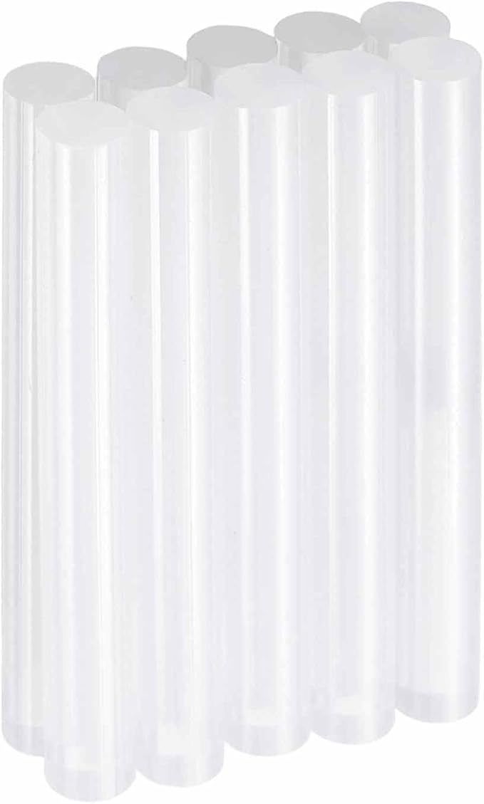 HARFINGTON 10pcs Hot Glue Sticks 0.43" Dia x 3.94" Long EVA Mini Hot Melt by HARFINGTON