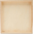 Wood Canvas Panel Cradled 12 x 12 inch, Shadow Box, & Tray Crafts, by - Image 2