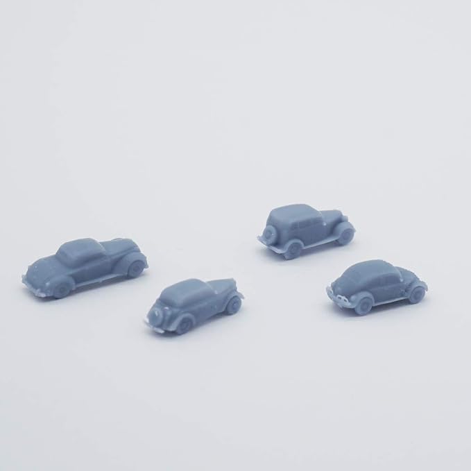 Outland Models Model Railroad Vintage Classic City Autos Cars Set 1:220 Scale Z - Image 2