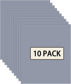 FUNKAKA Silver HTV Heat Transfer Vinyl Sheets, 10 Sheets Sticky HTV Vinyl by FUNKAKA
