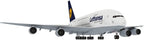 1:100 Paper A380 German Lufthansa Airlines Airplane Model Simulation Aircraft by Unknown