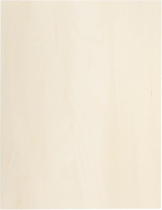 MECCANIXITY Basswood Sheet 8.3 x 5.8 x 0.2 Inch Unfinished Wood Boards Plywood by MECCANIXITY