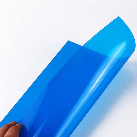 Tong Gu 5PCS Colored A4 PVC Flexible Plastic Sheets Transparent Gel Clear DIY - Image 2
