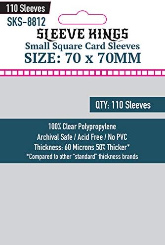Sleeve Kings Small Square Card Sleeves 70 X 70 mm - Image 2