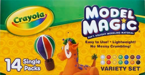 Crayola Model Magic Deluxe Variety Pack, Kids Air Dry Clay, Bulk Modeling Clay - Image 10