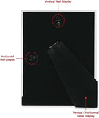 Isaac Jacobs 7x9 White Metal Rope Border Picture Frame, Horizontal & Vertical - Image 4