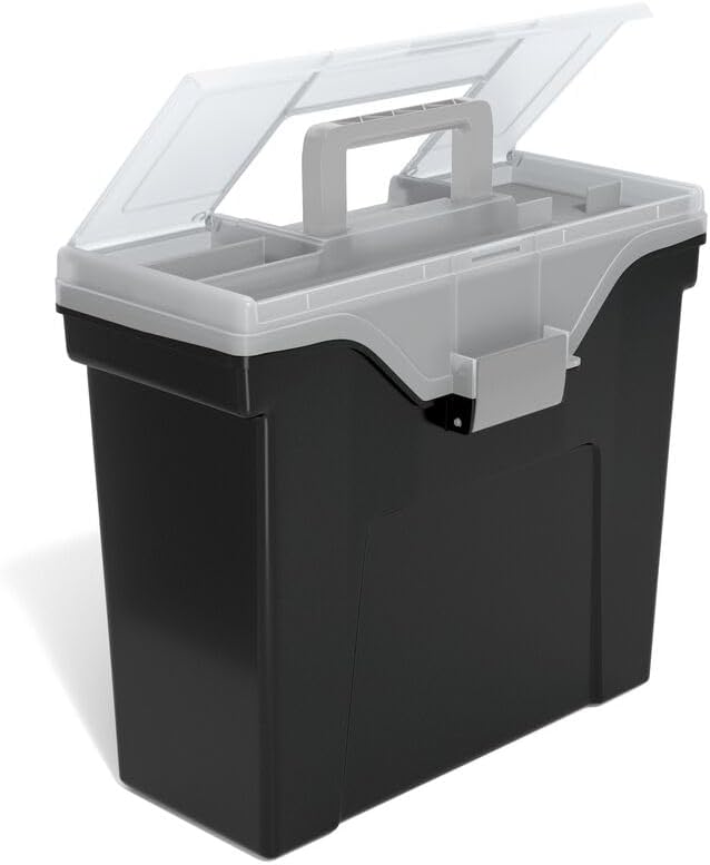 STAPLES Slim Portable File Tote, Letter Size - Image 2
