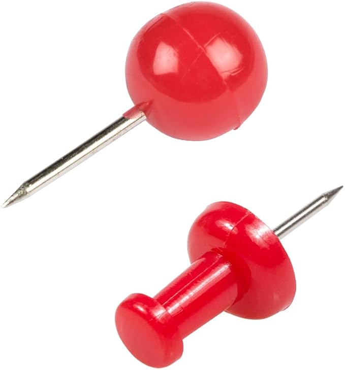 JAM PAPER Colorful Push Pins - Image 3
