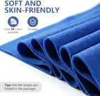 Royal Blue Felt Fabric 36'' X 36'', 1.4mm Large Felt Sheets Soft Durable Crafts - Image 3