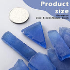 Jetec 11 oz Sea Glass for Crafts Pieces Decor Flat Frosted Sea Glass Vase - Image 5