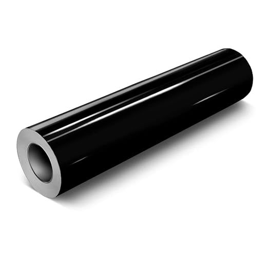 VViViD Black Gloss DECO65 Permanent Adhesive Craft Vinyl by VVIVIDVINYL