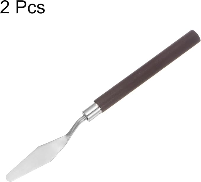 HARFINGTON 2pcs No.4 Palette Knives 15mm Width Stainless Steel Large Pointy - Image 3