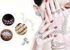 Onwon 1440 Pieces SS3 / 1.4mm Clear Crystal Flat Back Brilliant Round - Image 6