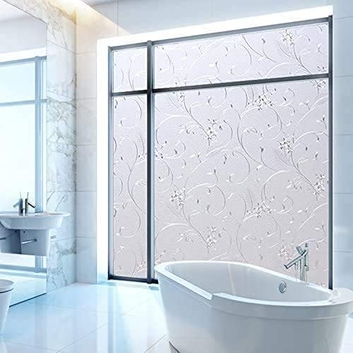 Niviy Static Cling Non-Adhesive Window Film Frosted Glass Film Bathroom Door - Image 4