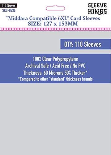 Sleeve Kings Middara Compatible 6XL Card Sleeves 127 X 153 MM - Image 3