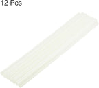 uxcell Mini Hot Glue Sticks for Glue Gun 11mm x 200mm Glitter White 12pcs - Image 3