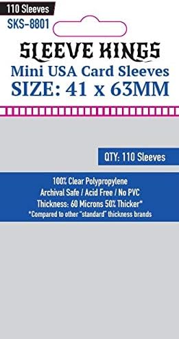 Sleeve Kings Mini USA Card Sleeves 41 X 63 mm - Image 2