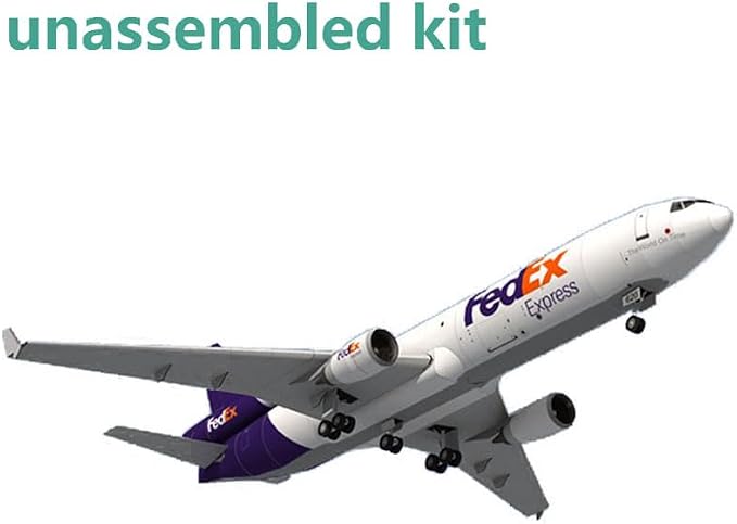 CHICHIYANG 1:100 Unassemabled Paper DIY Aircraft Model FedEx MD-11 Air Plane - Image 2