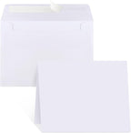 Blank Cards and Envelopes 4x6, 30 Pack White Invitation Cardstock by Joyberg