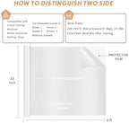 White HTV Iron on Vinyl Rolls, Silhouette or Heat Press Machine - Image 3