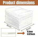 100 Pack 6'' x8'' 0.5MM Cushion Foam Pouches - Image 2