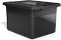 STAPLES File Box Plastic File Box Snap, Letter/Legal Size by Staples