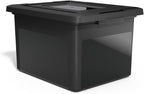 STAPLES File Box Plastic File Box Snap, Letter/Legal Size by Staples