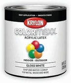 Krylon ColorMaxx Gloss Interior/Exterior Acrylic Latex Paint, 1/2 Pt. by Krylon%C2%AE