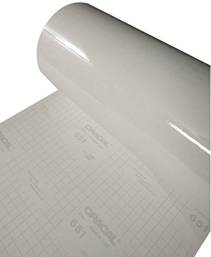 ORACAL 651 Clear Transparent Glossy Permanent Adhesive Vinyl by Orafol