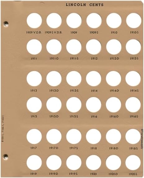 Dansco US Lincoln Cent Coin Album Two Volume Set 1909 – Date #8100 & #8104 - Image 2