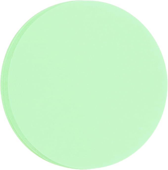 MECCANIXITY 60 PCS Light Green Circle Cutouts Paper, 6 Inch Round Cutouts by MECCANIXITY