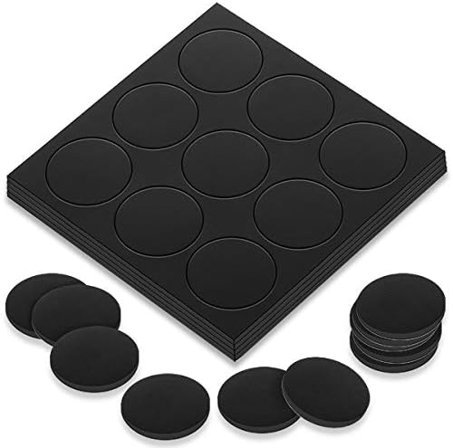 Weewooday 72 Pieces Round 1 Inch Glass Magnets Craft - Image 4