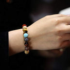 Women Stone Bead Charm Bracelet Universe Galaxy the Eight Planets Nine Planets - Image 8