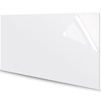 Wonderjune 24" x 48" x 1/8" White Acrylic Sheets Translucent White Cast Acrylic by Wonderjune