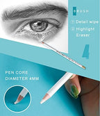 leuapl Eraser Pencils Set for Artists, Wooden Sketch Professional Highlight - Image 4