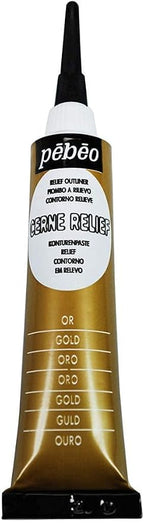 Gold Cerne Relief Outliner- 2 Pack Paint Dimensional Color Relief Paste- Mixed - Image 3