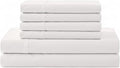 Linen Home 100% Cotton Percale Sheet Set, Full Size, Deep Pocket, 6 Pieces Set by LINENHOME