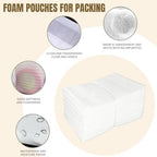 100 Pack 8'' x10'' Large Cushion Foam Pouches - Image 3