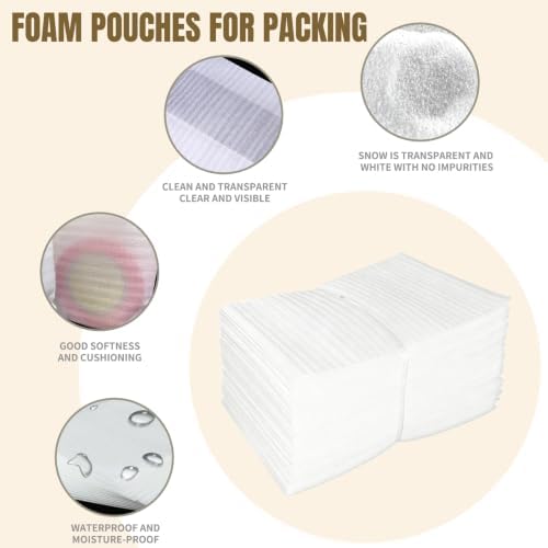 100 Pack 8'' x10'' Large Cushion Foam Pouches - Image 3