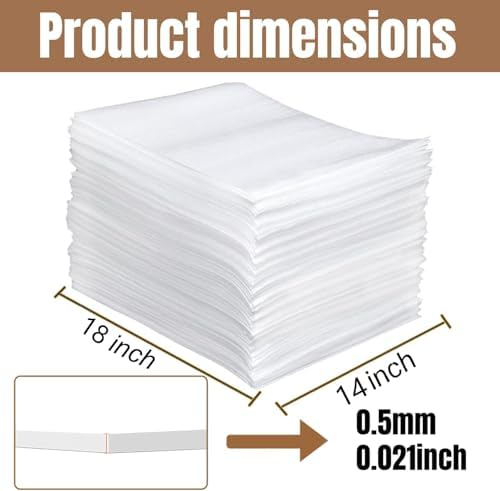 50 Pack 14'' x18'' 0.5MM Cushion Foam Pouches - Image 2