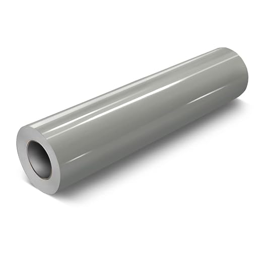 VViViD Grey Gloss DECO65 Permanent Adhesive Craft Vinyl by VVIVIDVINYL