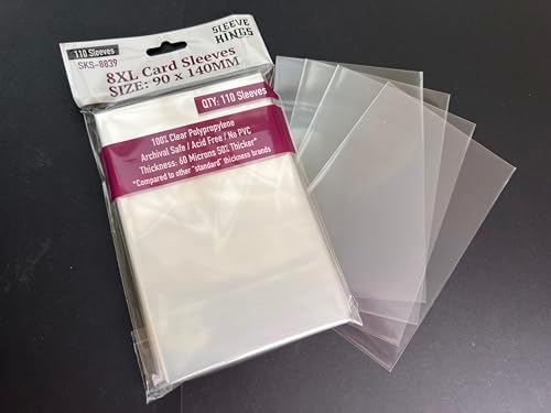 Sleeve Kings 8XL Sleeves 90 X 140 mm - Image 4
