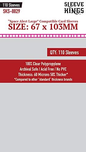 Sleeve Kings Space Alert Large Compatible Sleeves 67 X 103 mm - Image 3